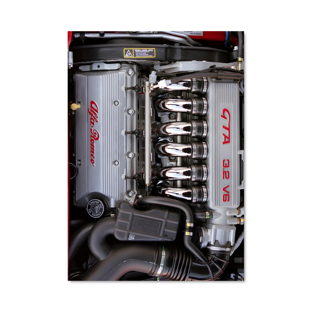 Poster Redline Power – affiche Alfa Romeo